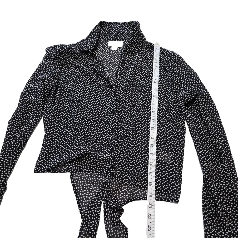 Black and White Polka Dot Blouse